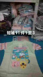 73 Pieces Women's Pure Cotton Printed Short Sleeve T-Shirts Bulk Stock Wholesale - Image 2