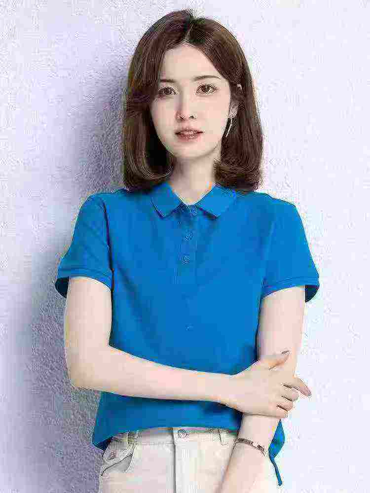 Clearance About 800 Pcs Women's 220GSM Combed Cotton Short Sleeve Polo Shirts - Image 1