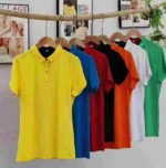 Clearance About 800 Pcs Women's 220GSM Combed Cotton Short Sleeve Polo Shirts - Image 5
