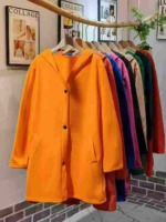 Clearance Women's Plus Size Long Hooded Open Cardigan Coat, Around 350 Pieces, Mixed Colors Bulk Stock - Image 6
