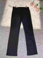 100 Pcs Men's Black Curved Blade American High Street Stretch Straight Jeans, Individual Packing With Hang Tags, Sizes M-5XL - Image 1