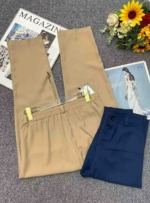 New Spring & Autumn Women's Solid Versatile Casual Dress Pants, Approx 514 Pieces, Bulk Clearance Wholesale Price 5.6 CNY - Image 9