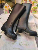 420 Pairs All Clear Sale: Taiwan Trendy Brand AIR SPACE Waterproof Thick-soled Mid & High Top Rain Boots - Image 6