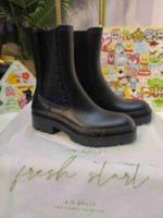 420 Pairs All Clear Sale: Taiwan Trendy Brand AIR SPACE Waterproof Thick-soled Mid & High Top Rain Boots - Image 4