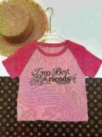 Clearance Stock: About 660 Pieces Women's Cropped Knit Short Sleeve Tops - Image 6