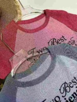 Clearance Stock: About 660 Pieces Women's Cropped Knit Short Sleeve Tops - Image 3