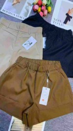 All Clear 9.5 CNY Each: Solid Casual Loose Shorts, Around 100 Pieces Wholesale Stock for Export - Image 9