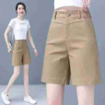 All Clear 9.5 CNY Each: Solid Casual Loose Shorts, Around 100 Pieces Wholesale Stock for Export - Image 5