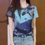 Bulk Clearance Stock Ink Painting Printed Loose T-shirts, Around 900 Pieces, Sizes L-4XL - Image 6