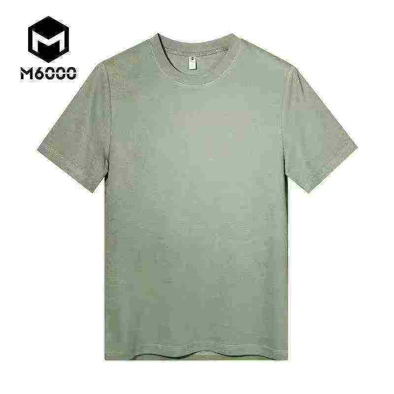 Summer 100% Cotton Plain Short Sleeve T-Shirts, Collar Tape, Individual Packing, Picture Color, S-3XL, Approx 800 Pieces Bulk Stock - Image 1