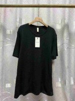 Summer 100% Cotton Plain Short Sleeve T-Shirts, Collar Tape, Individual Packing, Picture Color, S-3XL, Approx 800 Pieces Bulk Stock - Image 7