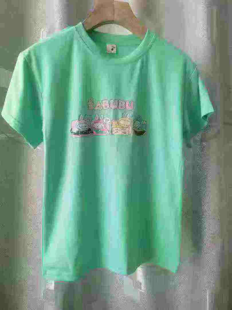 980 Pieces Cotton Summer Cartoon Unisex Kids T-Shirts Bulk Stock Wholesale Clearance - Image 1