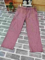 Women's Loose Vertical Striped Cotton Linen Casual Pants, About 520 Pcs, Chinese Clearance Stock Lot - Image 7