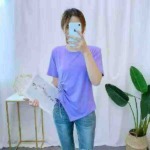 Clearance Stock 1200 Pieces Irregular Drawstring Waist Loose Casual T-Shirts - Image 9