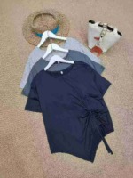 Clearance Stock 1200 Pieces Irregular Drawstring Waist Loose Casual T-Shirts - Image 7