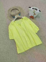 Bulk Clearance 153 Pcs Short Sleeve Button Cardigan Shirts S-XL 2 Colors Stock Clothing - Image 7