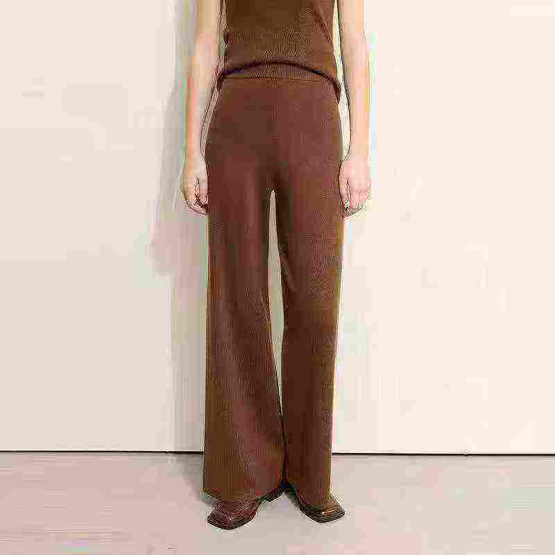 Wholesale Clearance Knitted Wide Leg Pants, Sizes M-2XL, Total 56 Pieces - Image 1