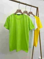 Around 130 Pcs Unisex Candy Color Fashion Loose Oversized Casual T-Shirts Stock Wholesale - Image 1