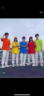 Around 130 Pcs Unisex Candy Color Fashion Loose Oversized Casual T-Shirts Stock Wholesale - Image 5