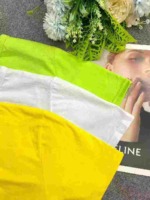 Around 130 Pcs Unisex Candy Color Fashion Loose Oversized Casual T-Shirts Stock Wholesale - Image 3