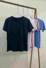 184 Pieces Simple Versatile Casual Sports Crew Neck Short T-Shirts Wholesale Bulk Stock Clearance - Image 1