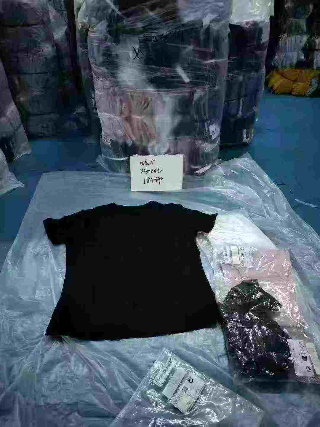 184 Pieces Simple Versatile Casual Sports Crew Neck Short T-Shirts Wholesale Bulk Stock Clearance - Image 2