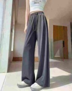 860 Pieces Brocade Ice Cool Wide Leg Pants Bulk Stock For Wholesale - Image 6