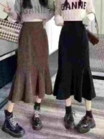 2025 New Fall Winter Women's High Waist Corduroy A-line Midi Long Skirts, 420 Pieces Stock Clearance Wholesale - Image 2