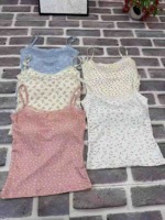 Clearance Sale 120 Pcs French Style Sexy Slim Lace Trim Cami Tank Top With Built-In Chest Pads - Image 3