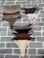 Clearance Stock New Sexy Leopard Print Seamless Low Waist Thongs, Total 3000 Pieces Bulk Wholesale - Image 3