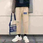 540 Pieces Men & Women INS Trendy Ripped Loose Straight Casual Long Pants With Hang Tags - Image 9