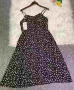 300 Pieces 2025 Summer Plus Size Women's Fashion Floral Dresses, Independent Packaging With Hangtag, Size S-4XL Bulk Wholesale - Image 4