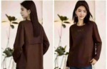 130 PCS Spring Autumn Brand Original Patchwork Embroidered Loose Crew Neck Knit Pullover Sweater - Image 6