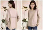 130 PCS Spring Autumn Brand Original Patchwork Embroidered Loose Crew Neck Knit Pullover Sweater - Image 5
