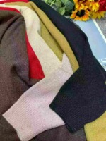 130 PCS Spring Autumn Brand Original Patchwork Embroidered Loose Crew Neck Knit Pullover Sweater - Image 2