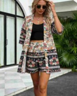 New Summer American Style Loose 2-Piece Shirt & Shorts Set, 185 Total Sets, Bulk Wholesale Clothing Stock Lot - Image 4