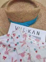 Clearance 169 Pieces Hong Kong Style Sweet Rabbit Allover Print Loose Short Sleeve Blouse - Image 3