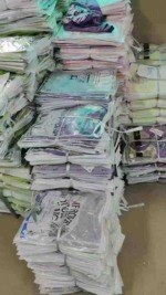 Clearance Stock 337 Pcs Letter Cat Print Casual Slub Cotton T-Shirts with Individual Packing - Image 2