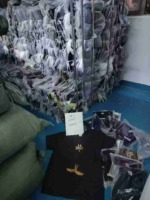 2590 Pcs Men's High Quality 200g Pure Cotton Printed Oversized Casual T-Shirts Stock Wholesale - Image 2