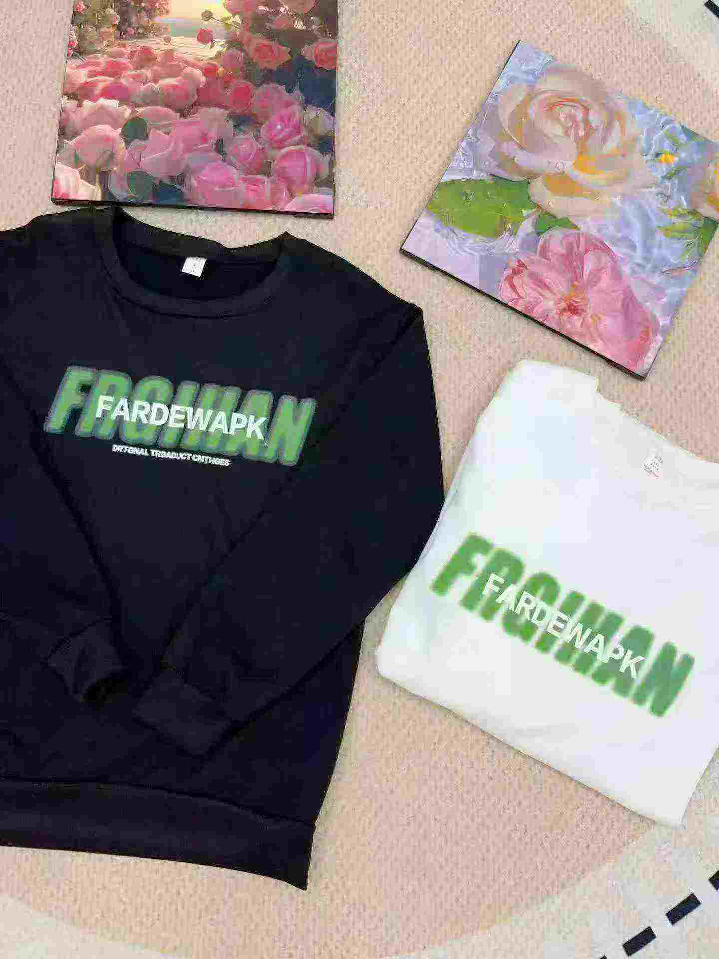 Bulk Stock Clearance: 2781 Pieces Men's Spring Autumn Trendy Printed Crew Neck Casual Sweatshirts Wholesale - Image 2