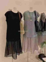 Korean Minimalist Casual Mesh Splicing Dresses 469 Pieces Bulk Stock Lot - Image 6