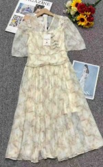 Summer New Trendy Tweed-style Dresses Stock Lot, Around 100 Pieces, Clearance Wholesale Price 9.6 CNY - Image 7