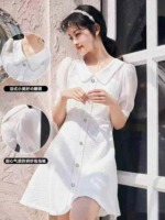 Summer New Trendy Tweed-style Dresses Stock Lot, Around 100 Pieces, Clearance Wholesale Price 9.6 CNY - Image 2