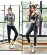 756 Pieces Color Block Breathable Quick Dry High Elasticity Sports Yoga Pants Full Clearance Wholesale - Image 5