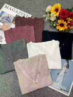 Summer New Vintage Thin Ice Silk Knit Cardigans, About 220 Pcs, Bulk Stock Clearance Wholesale - Image 8