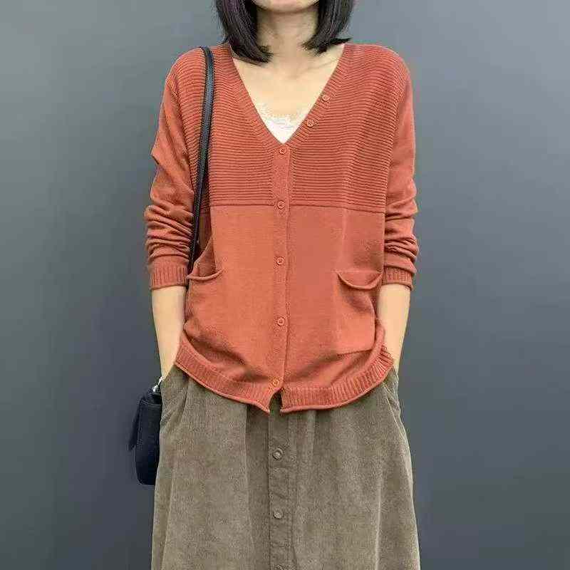 Summer New Vintage Thin Ice Silk Knit Cardigans, About 220 Pcs, Bulk Stock Clearance Wholesale - Image 2