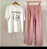 1901 Pieces Pure Cotton Thin Straight Leg Versatile Casual Pants Wholesale - Image 5