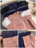 1901 Pieces Pure Cotton Thin Straight Leg Versatile Casual Pants Wholesale - Image 4