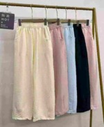739 Pieces Textured Soft Casual Pants | Bulk Stock Lot Wholesale for Export - Image 9