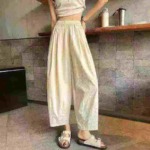 739 Pieces Textured Soft Casual Pants | Bulk Stock Lot Wholesale for Export - Image 6